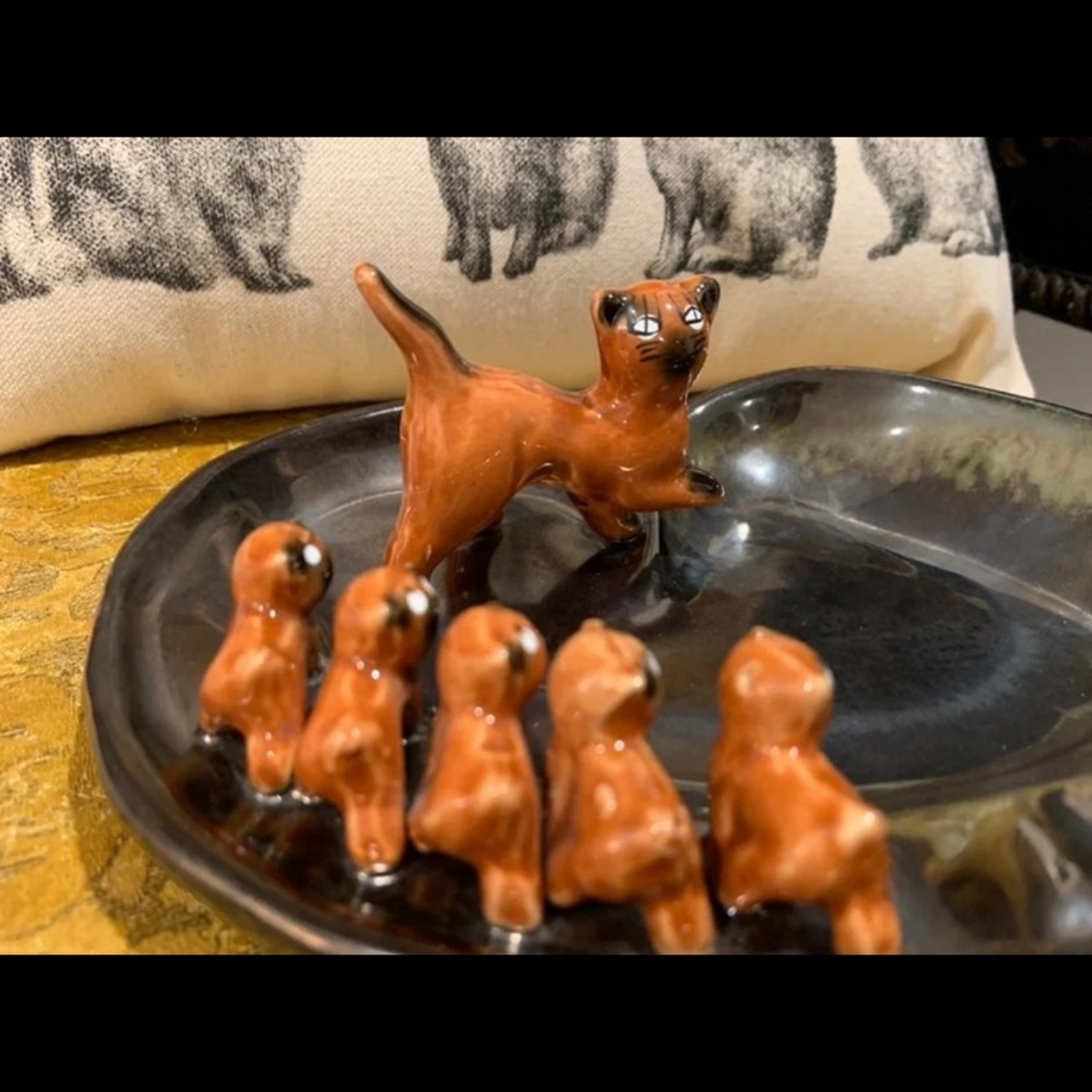 Cat/Kitten Trinket Dish or Ashtray